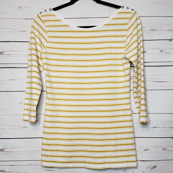 Matilda Jane Tops - Matilda Jane Yellow Striped Top